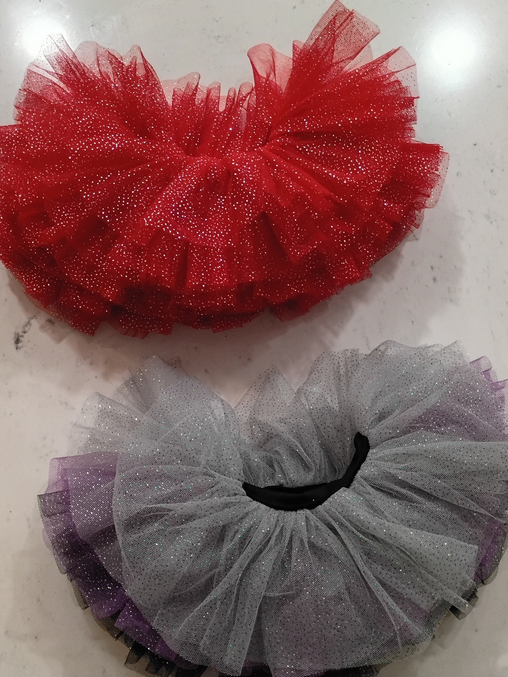 Little Me Black and Silver Glitter Tulle Baby Tutu